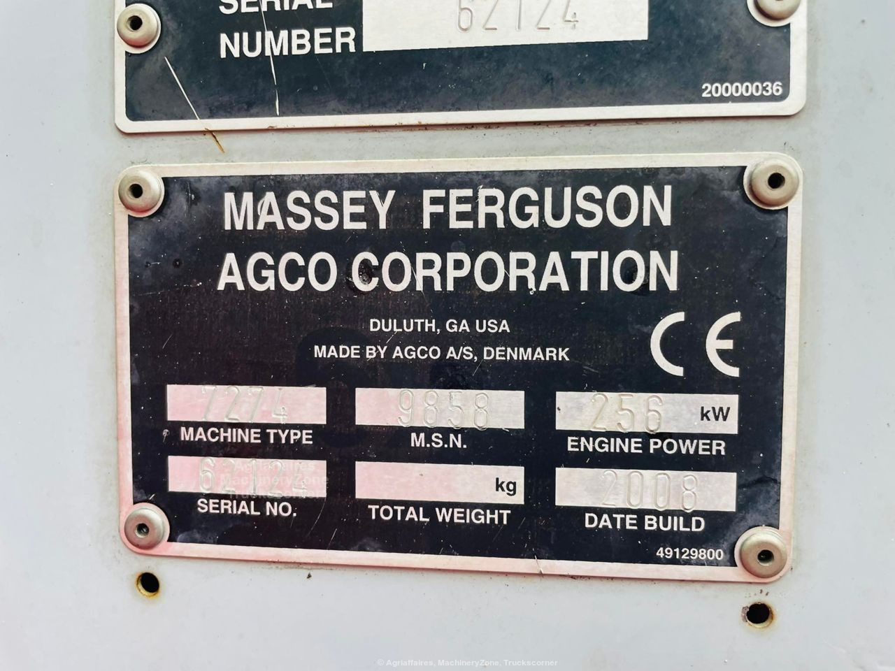 Maaidorser Massey Ferguson 7274 CEREA: afbeelding 8