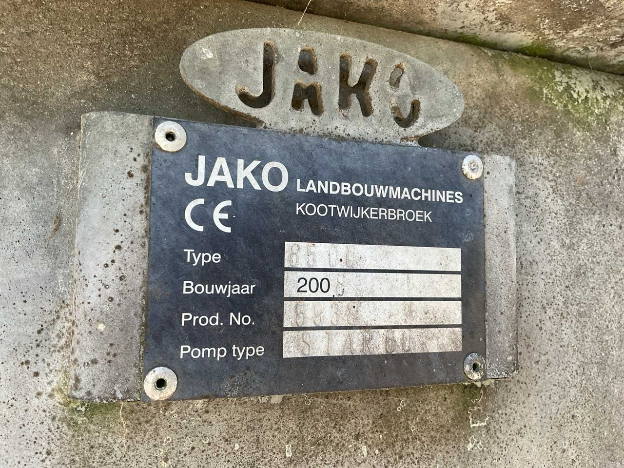 Mesttank Jako 8500