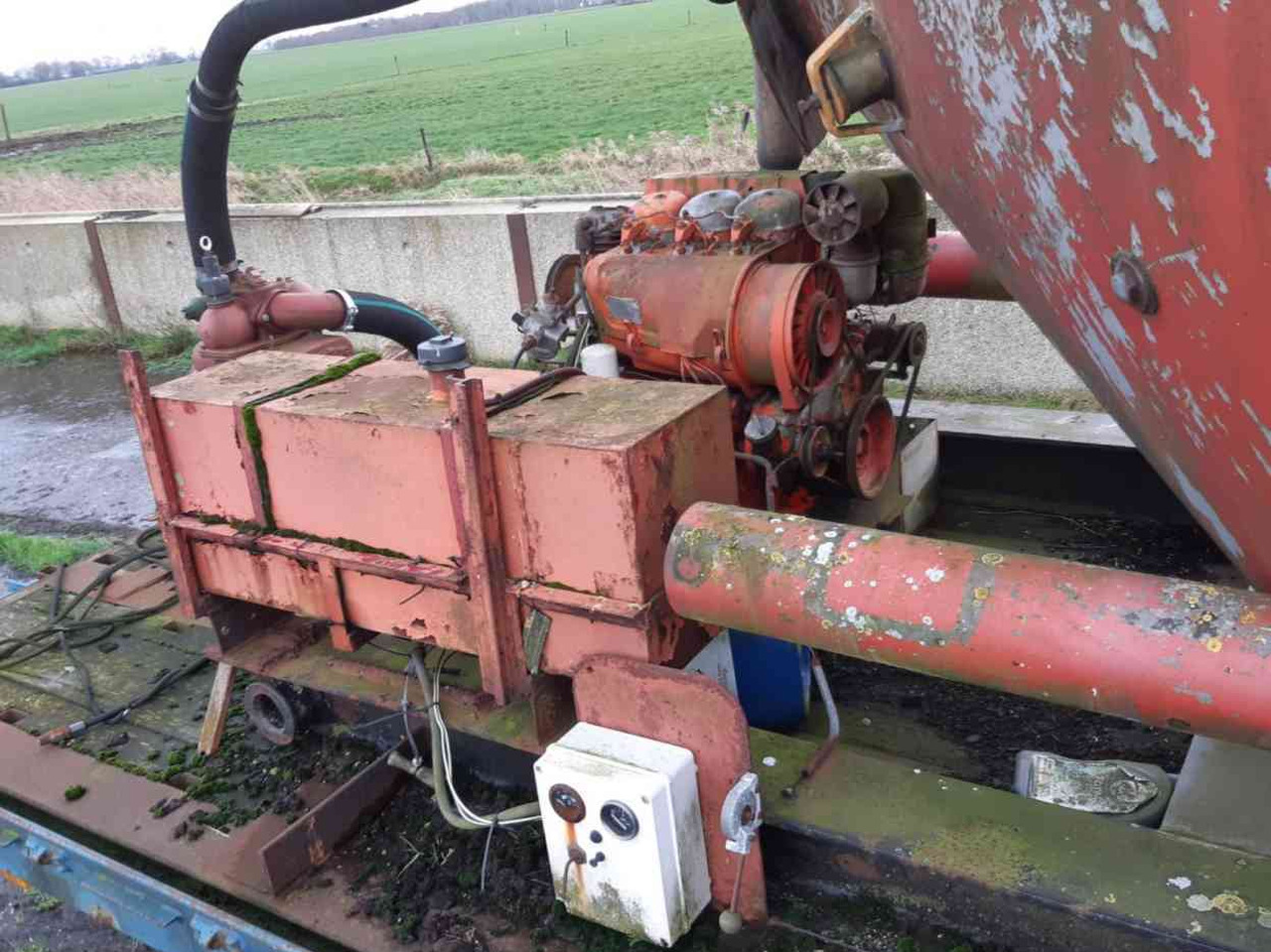Mesttank Mesttransporttank mesttank Deutz motor mestverwerking