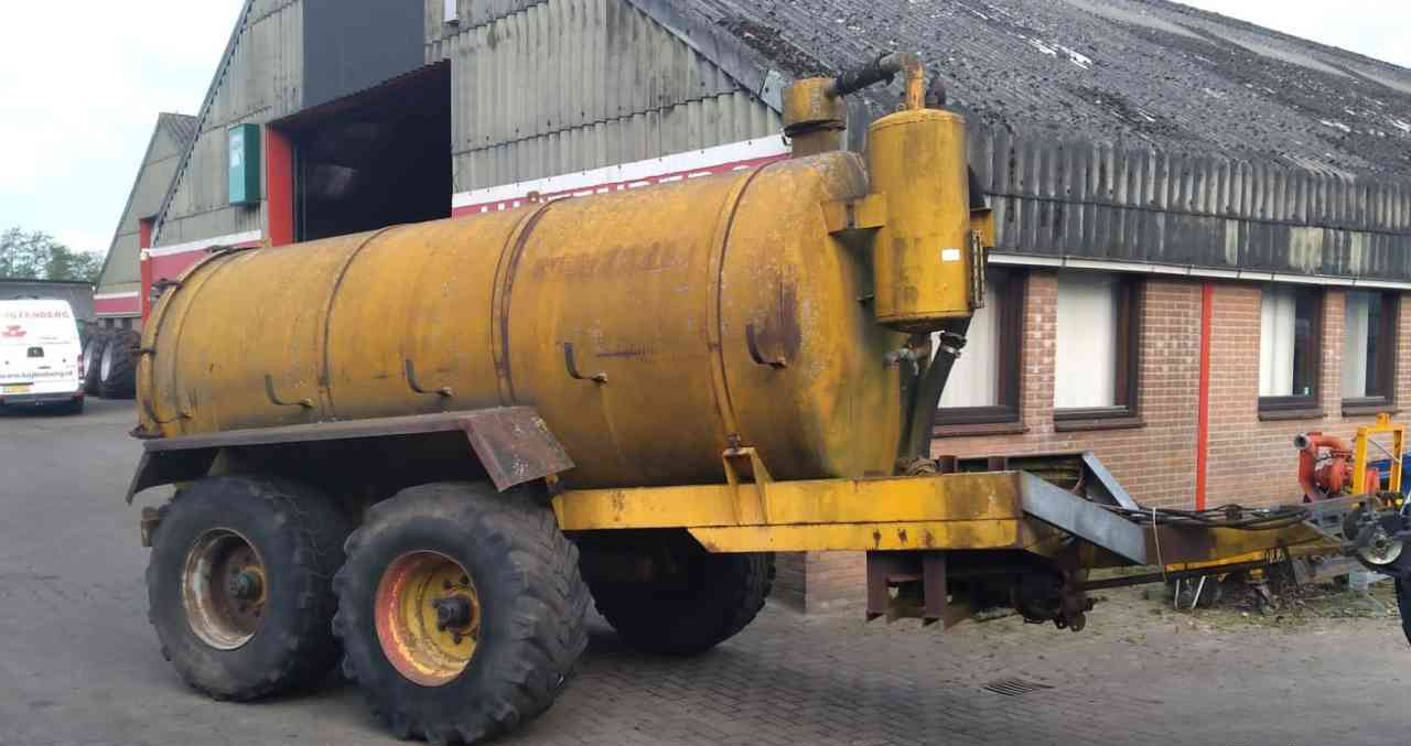 Mesttank Veenhuis 8000 ltr. vacuümtank mestverwerking