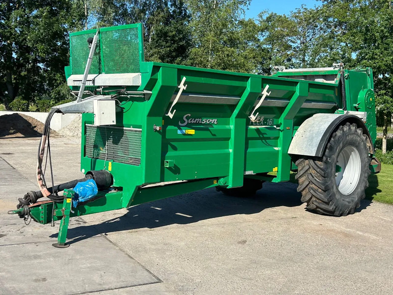 Mestverspreider Diversen Samson Flex 16 Mestwagen Breedstrooier Compost Weegerij