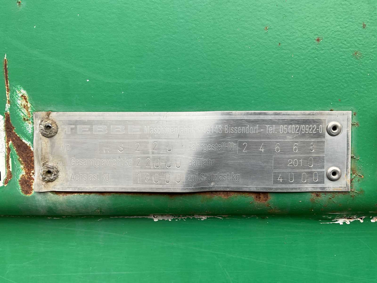Mestverspreider Tebbe HS220