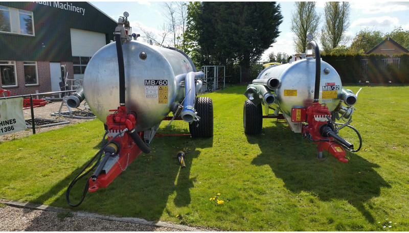 Mestverspreider Watertank met haspel