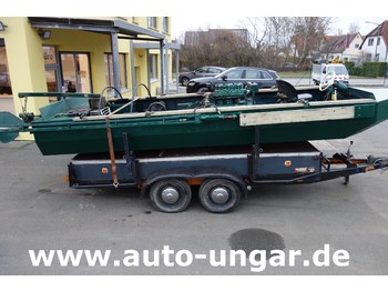 Tractor Mulag Mähboot mit Heckmäher Volvo-Penta  Diesel Mulag - Gödde - Berky inkl. Anhänger: afbeelding 3