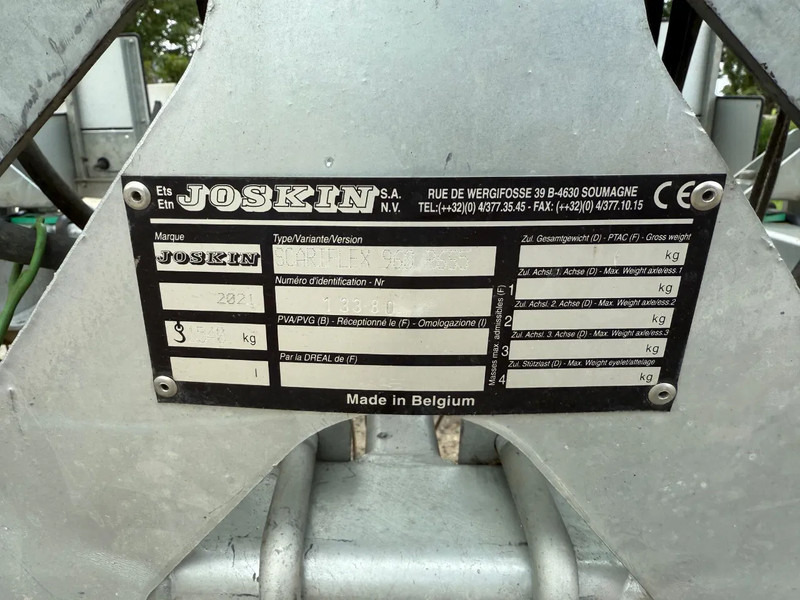 Oogstmachine Joskin Scariflex 960 R6S5 Wiedegge Wieder Wieder