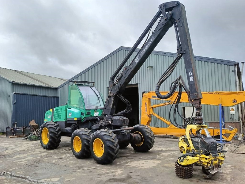 Oogstmachine Timberjack 1270D harvester delimber bomenrooier 2004 CE airco