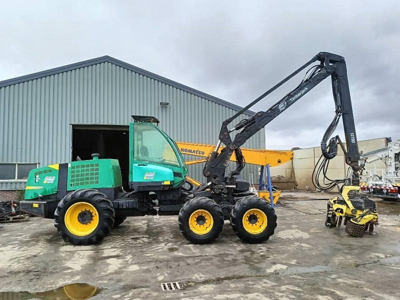 Oogstmachine Timberjack 1270D harvester delimber bomenrooier 2004 CE airco