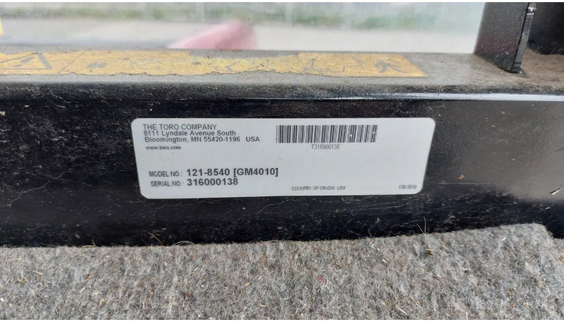 Oogstmachine Toro Groundsmaster 4010-D