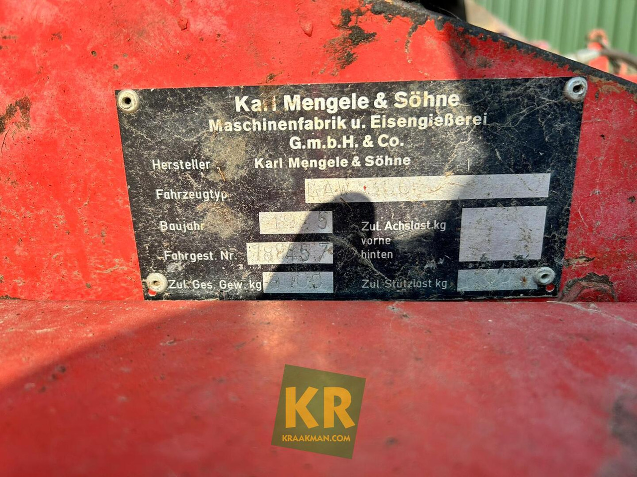 Opraapwagen Overig Mengele