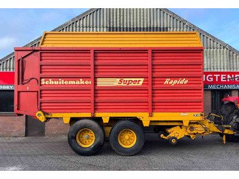 Opraapwagen Schuitemaker Rapide 125 S opraapwagen. Weidebouwmachines