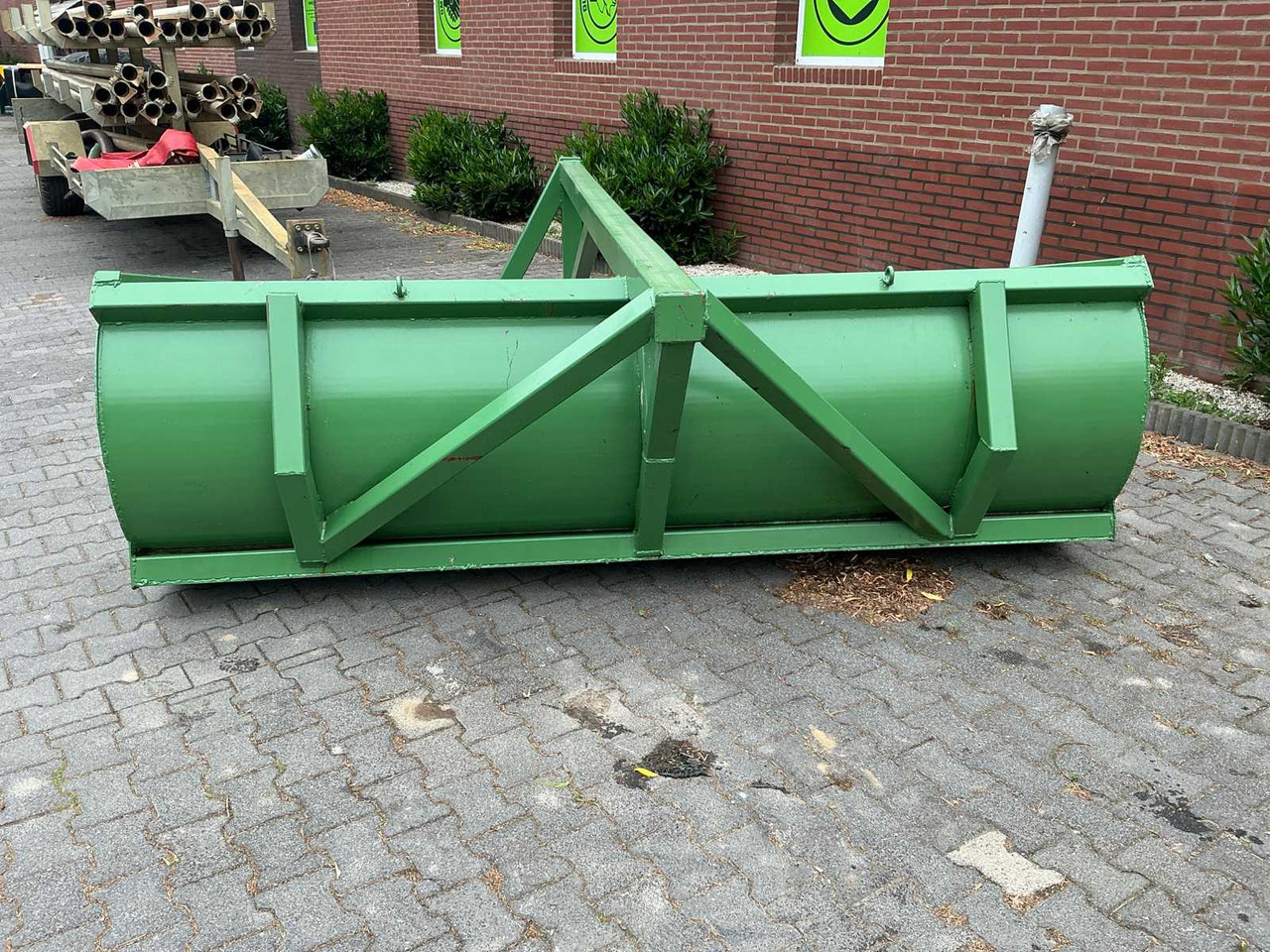 Landbouwmachine Planer, sweep/drag blade.