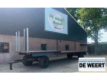 Platte landbouwwagen  balenwagen , landbouw wagen