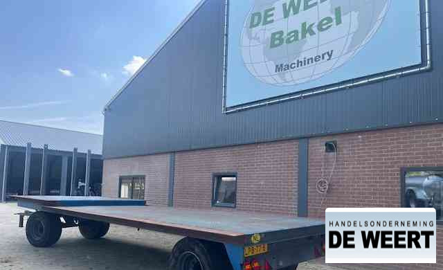 Platte landbouwwagen balenwagen , landbouw wagen