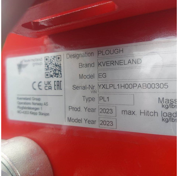 Ploeg Kverneland EG 100-200-4 schaar