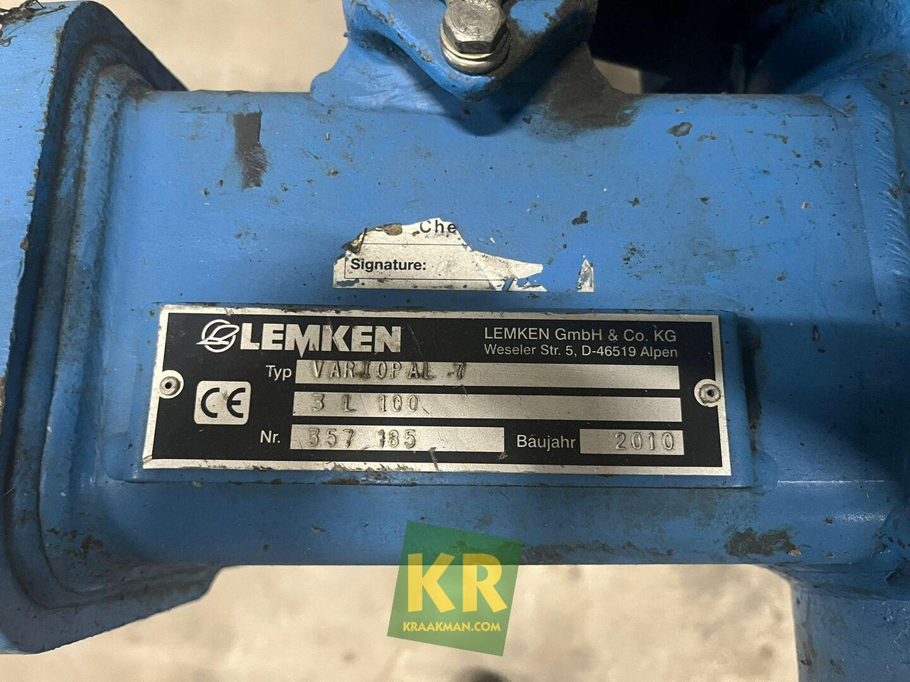 Ploeg Lemken Vari-Opal 7