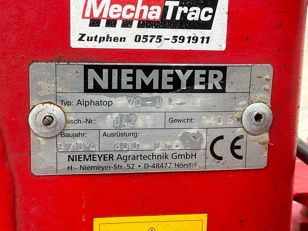 Ploeg Niemyer Alphatop 70-NL - IV