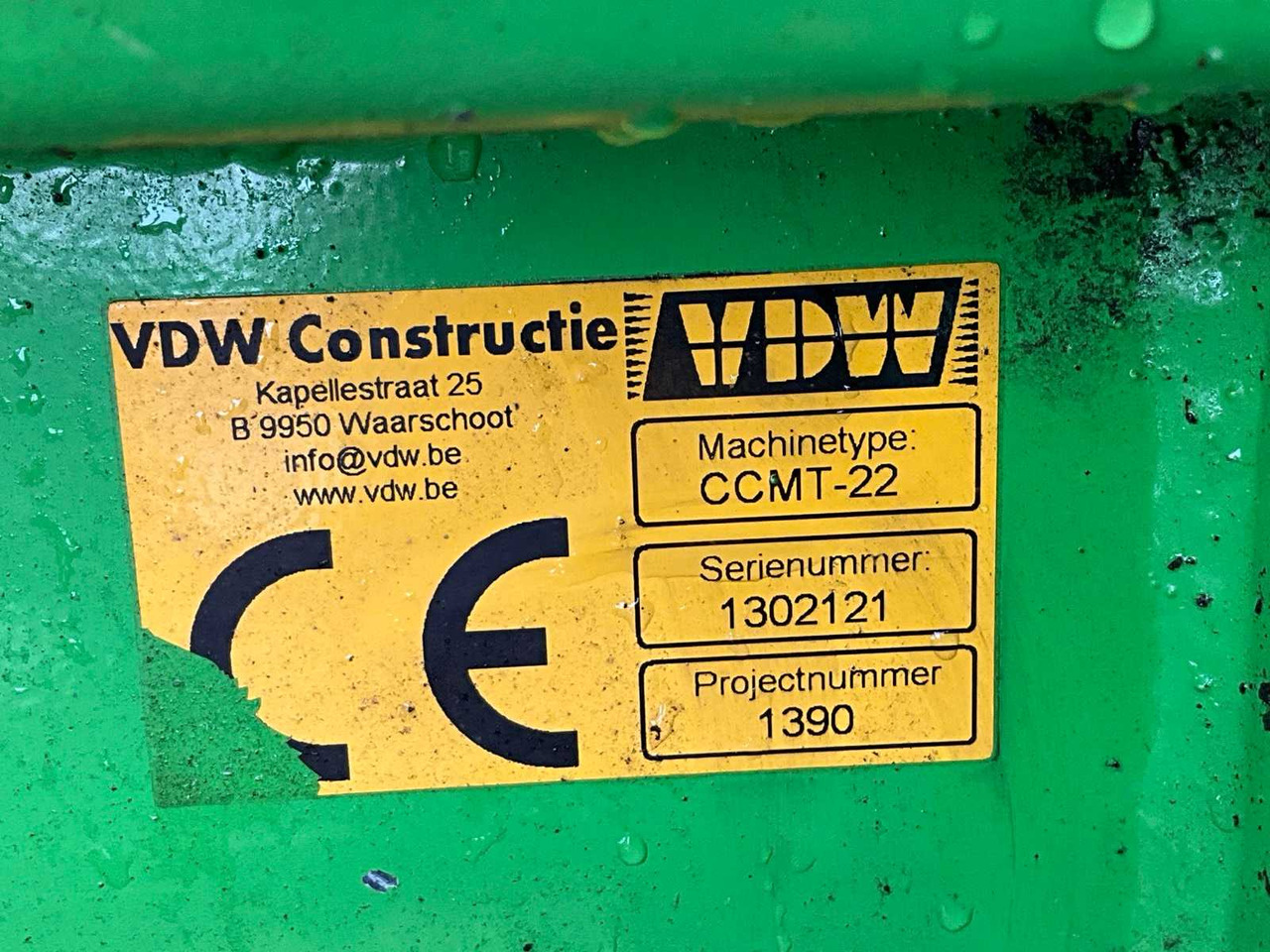 Ploeg VDW Constructie CCMT-22