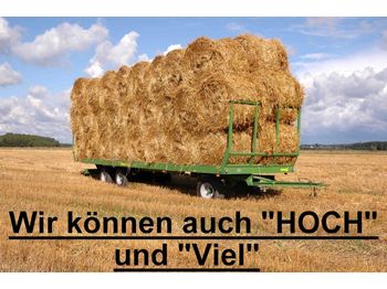 Nieuw Landbouwaanhanger Pronar 2-achs / 3-Achs Ballentransportwagen, 10-24 to.: afbeelding 1