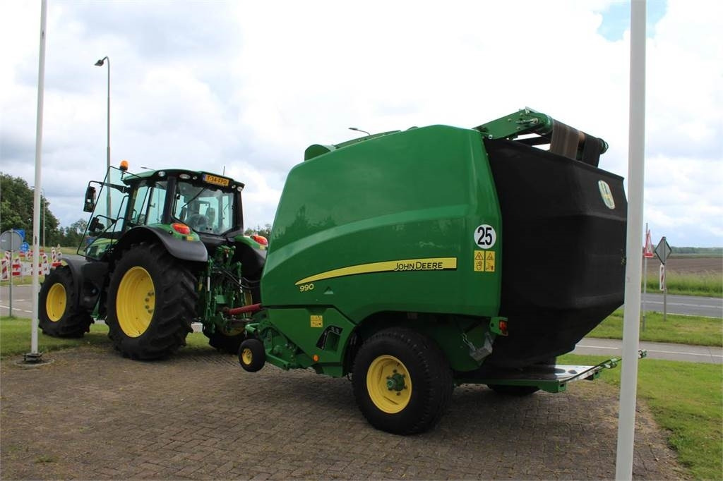 Ronde balenpers John Deere 990