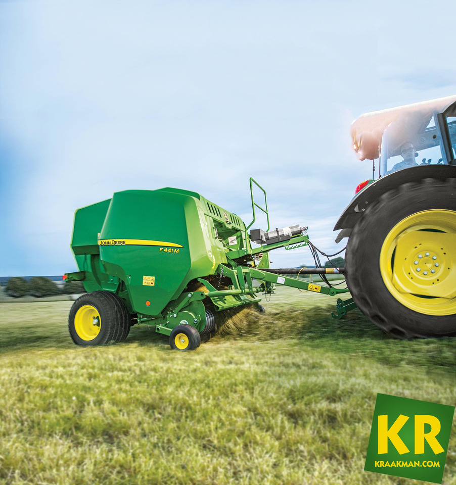 Ronde balenpers John Deere F441M