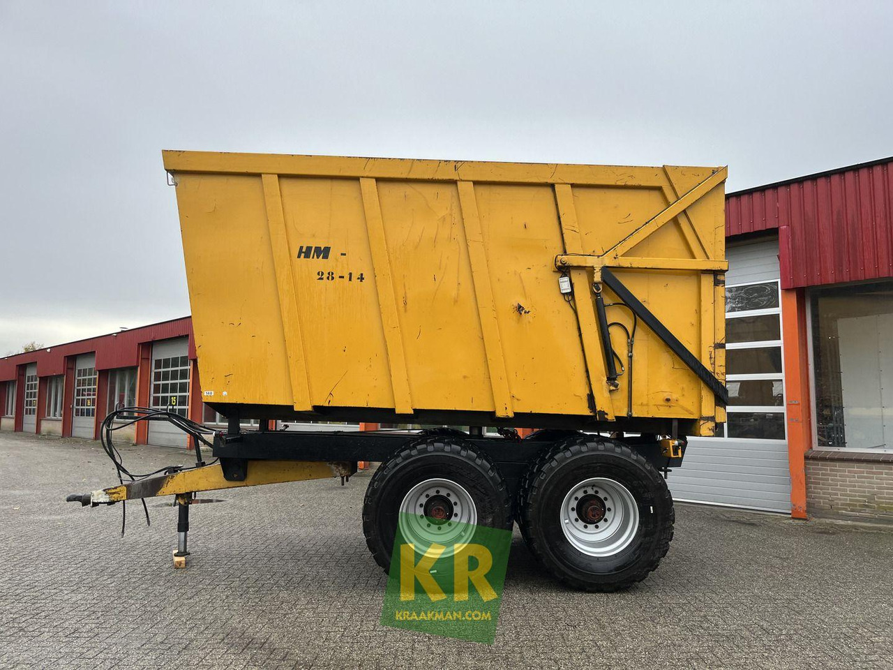 Silo materieel 28 kuub silagewagen HM Holland