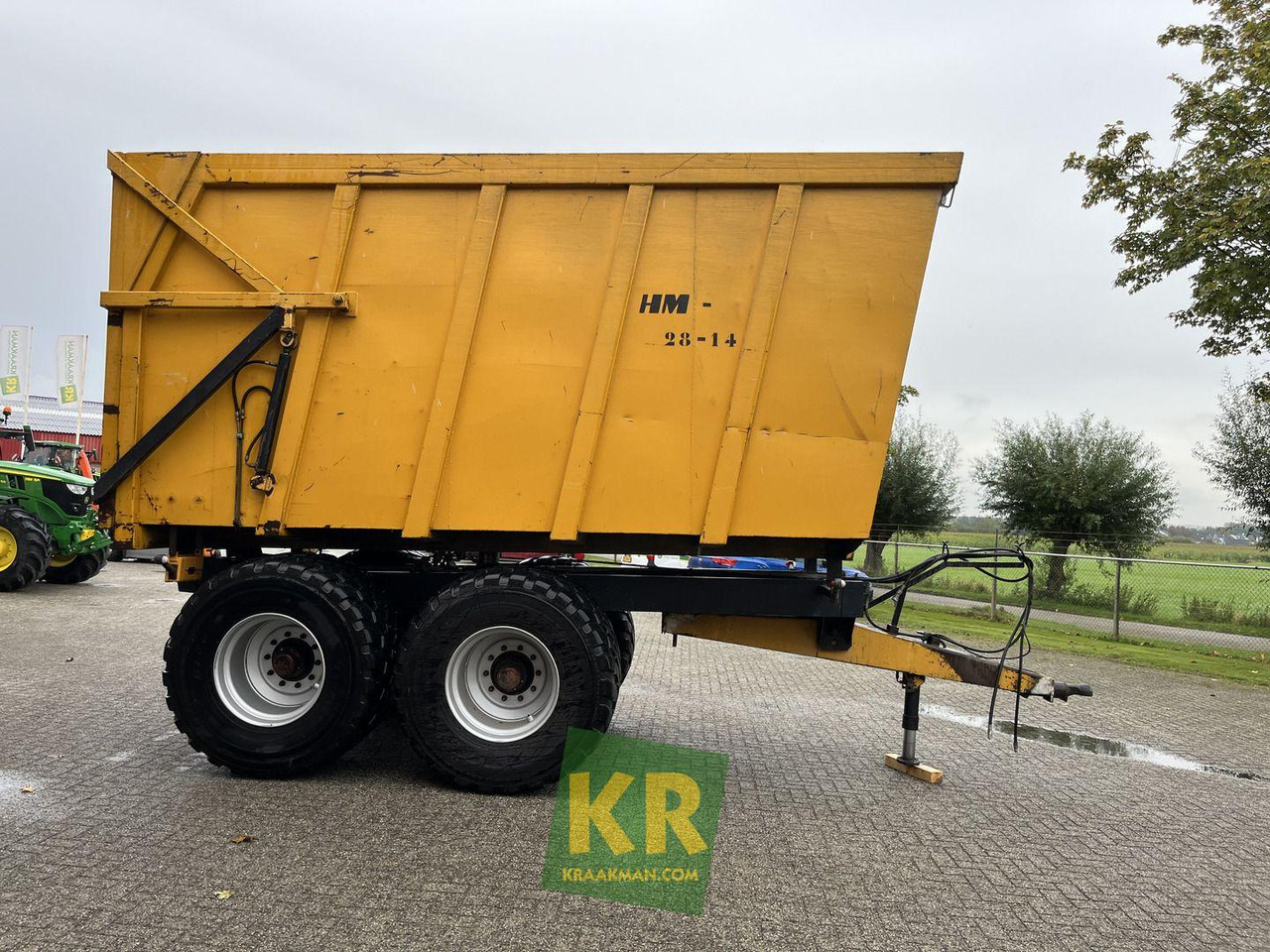 Silo materieel 28 kuub silagewagen HM Holland