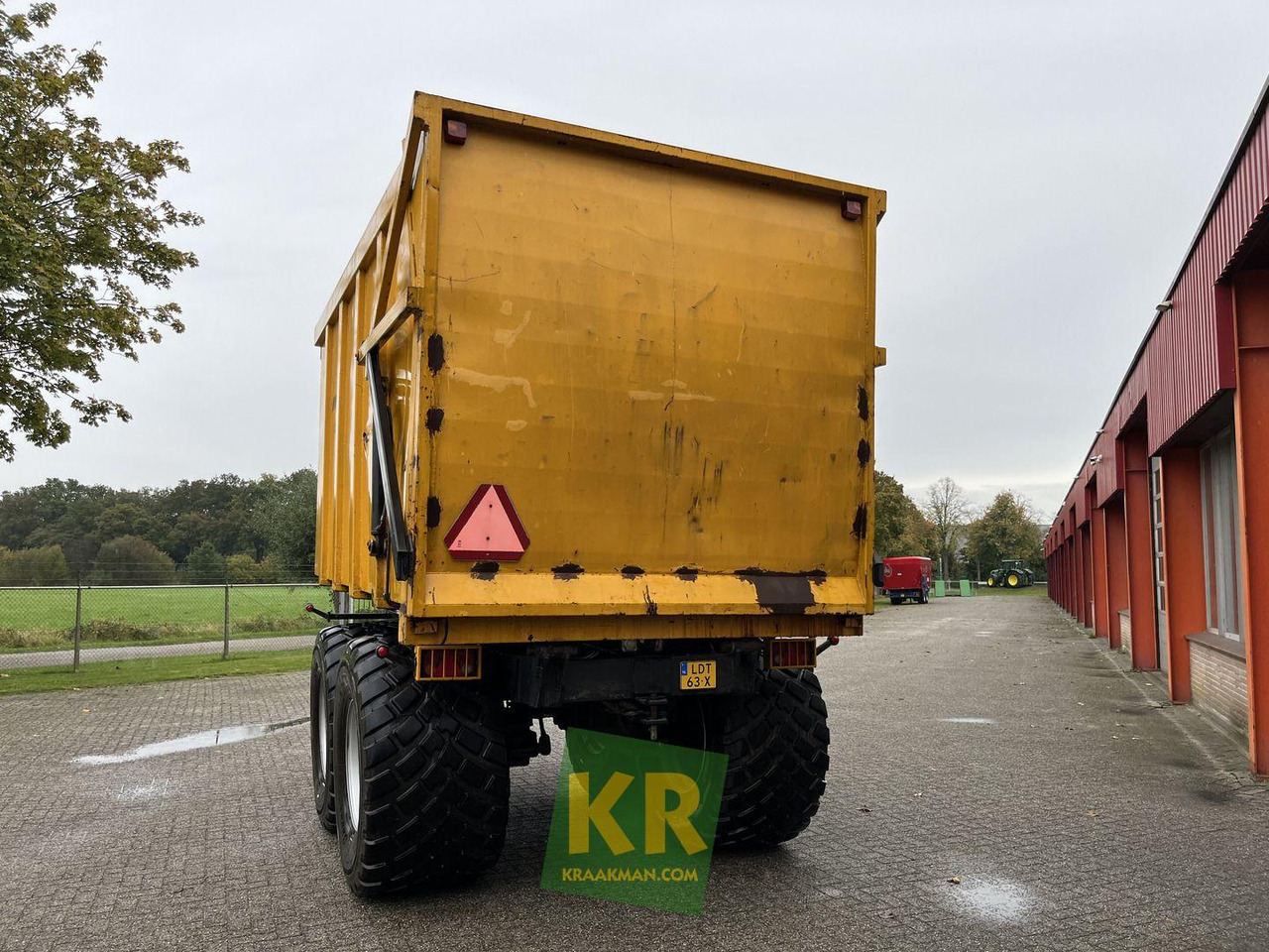 Silo materieel HM Holland 28 kuub silagewagen