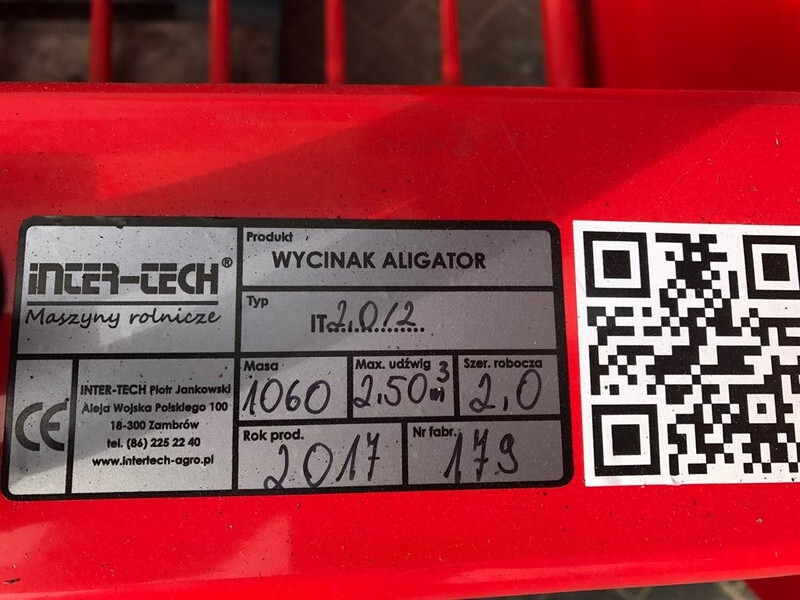 Silo materieel Inter-Tech agro IT2.012 - Silage cutter/Silageschneider/Kuilh