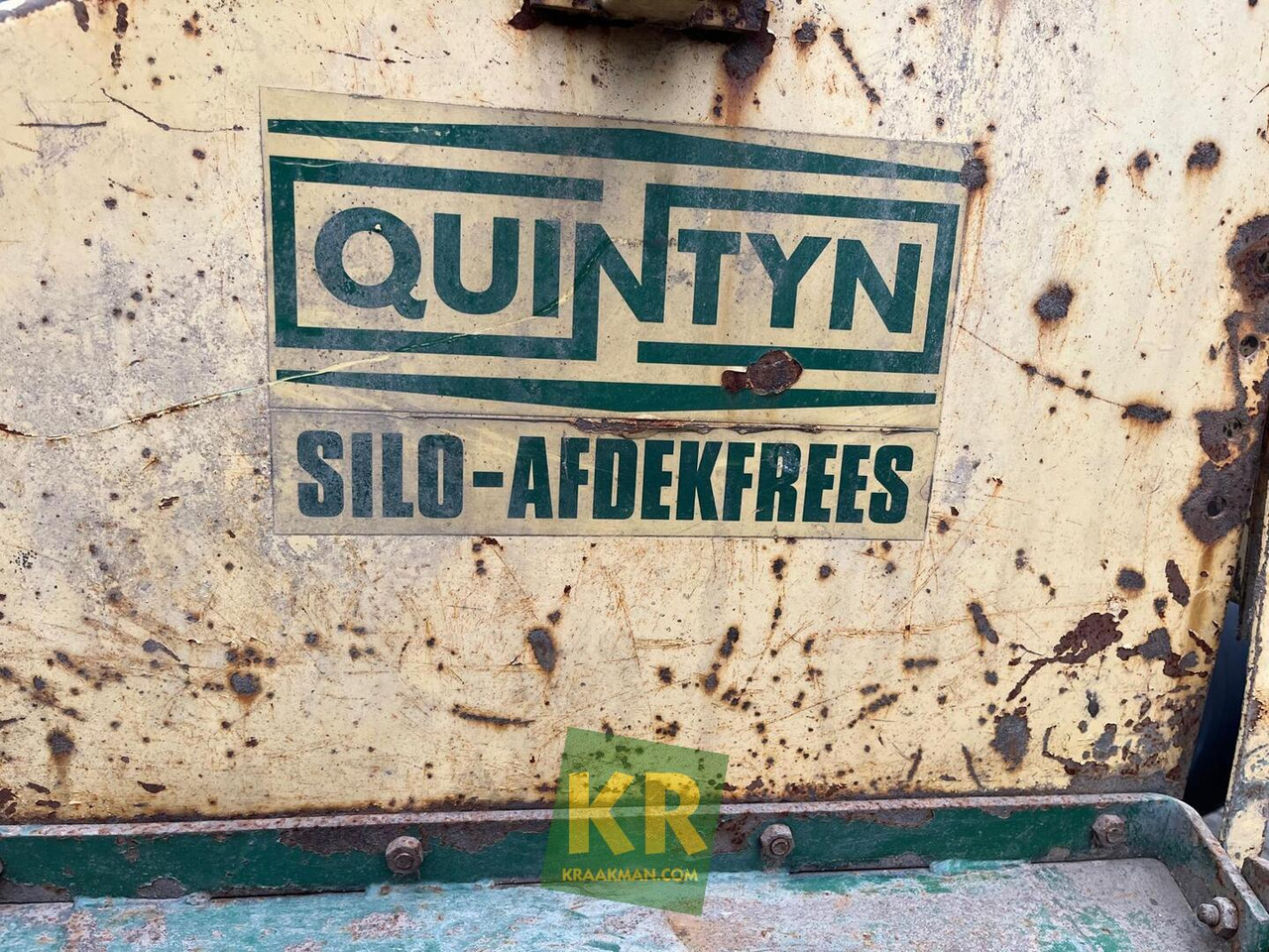 Silo materieel Quintyn Silo-afdekfrees
