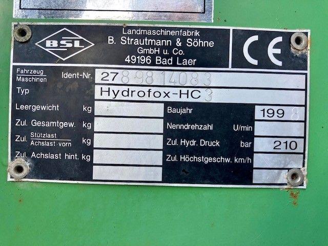 Silo materieel Strautmann HC HC3