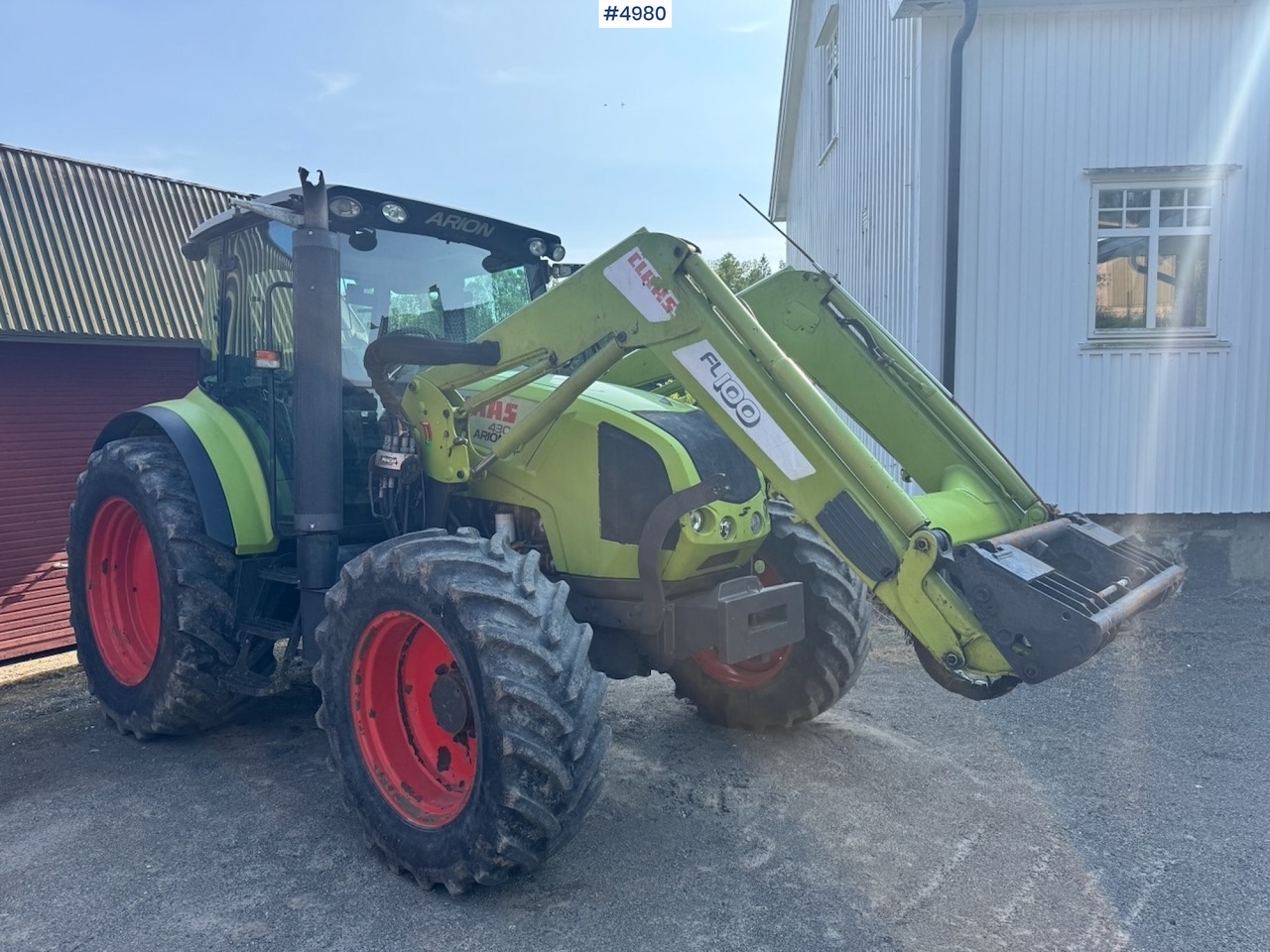Tractor 2012 Claas Arion 430 with Front Loader – 5000 Hours!
