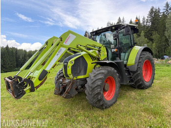 Tractor  2016 Claas Arion 650 med frontlaster, lysrigg, 2-seter, 50 Km/t, stor service