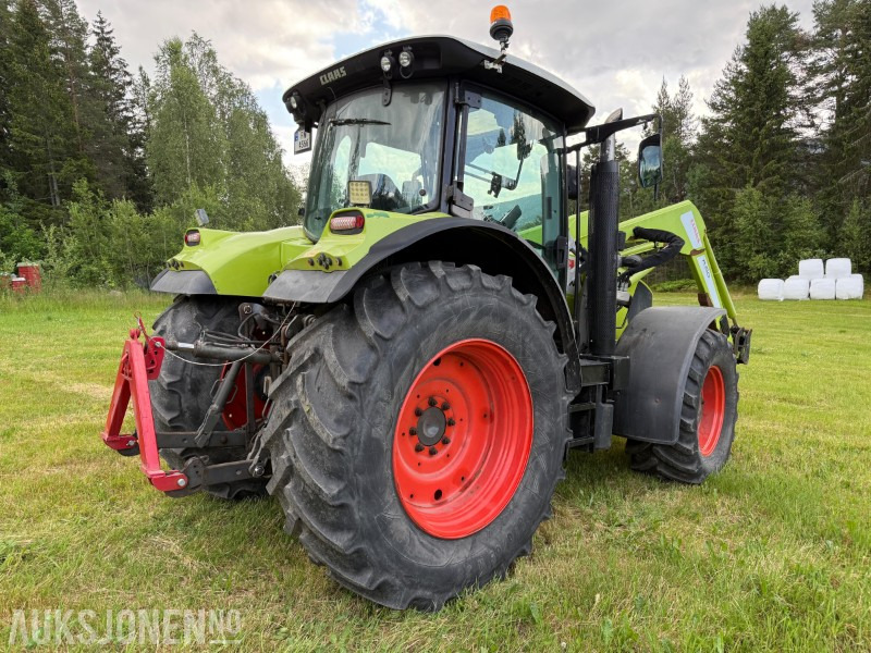 Tractor 2016 Claas Arion 650 med frontlaster, lysrigg, 2-seter, 50 Km/t, stor service