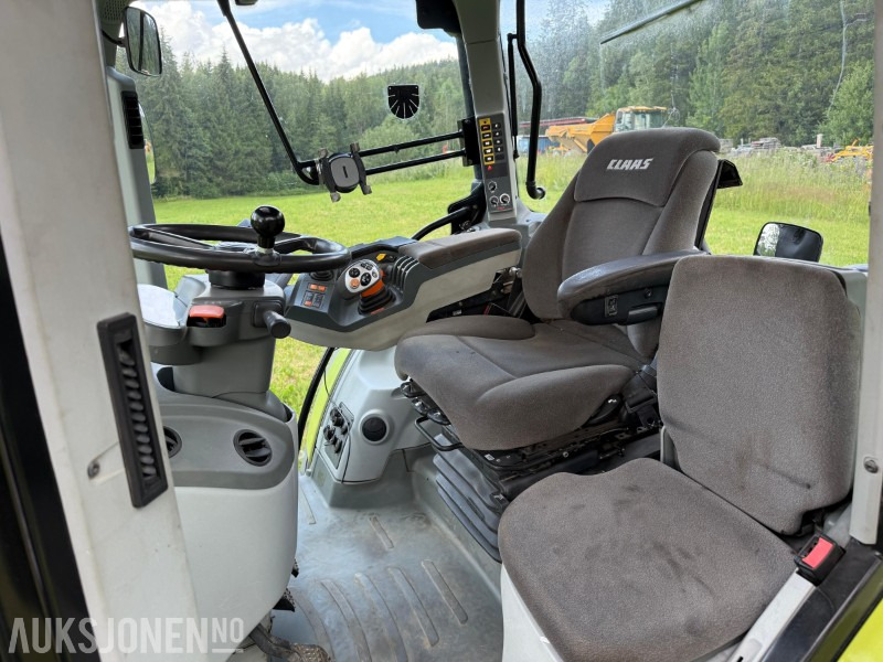 Tractor 2016 Claas Arion 650 med frontlaster, lysrigg, 2-seter, 50 Km/t, stor service