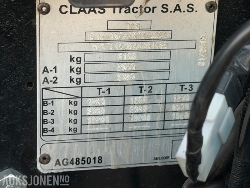 Tractor 2021 Claas Elios 210 traktor - 75HK - Tellefsdal VPL 27 plog