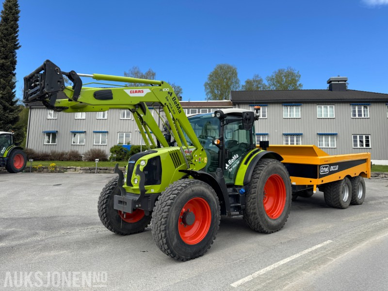 Tractor 2022 Claas Arion 450 med laster