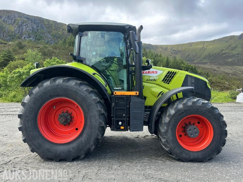 Tractor 2022 Claas Axion 870 - 2261 timer - CMATIC - CMOTION - LED-arbeidslys