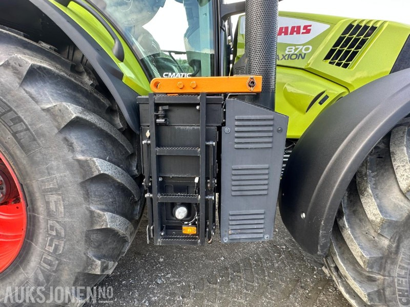 Tractor 2022 Claas Axion 870 - 301 hk - 50 km/t - Front PTO - TRI dekk og landbruksdekk - Brøyteplate - EU godkjent