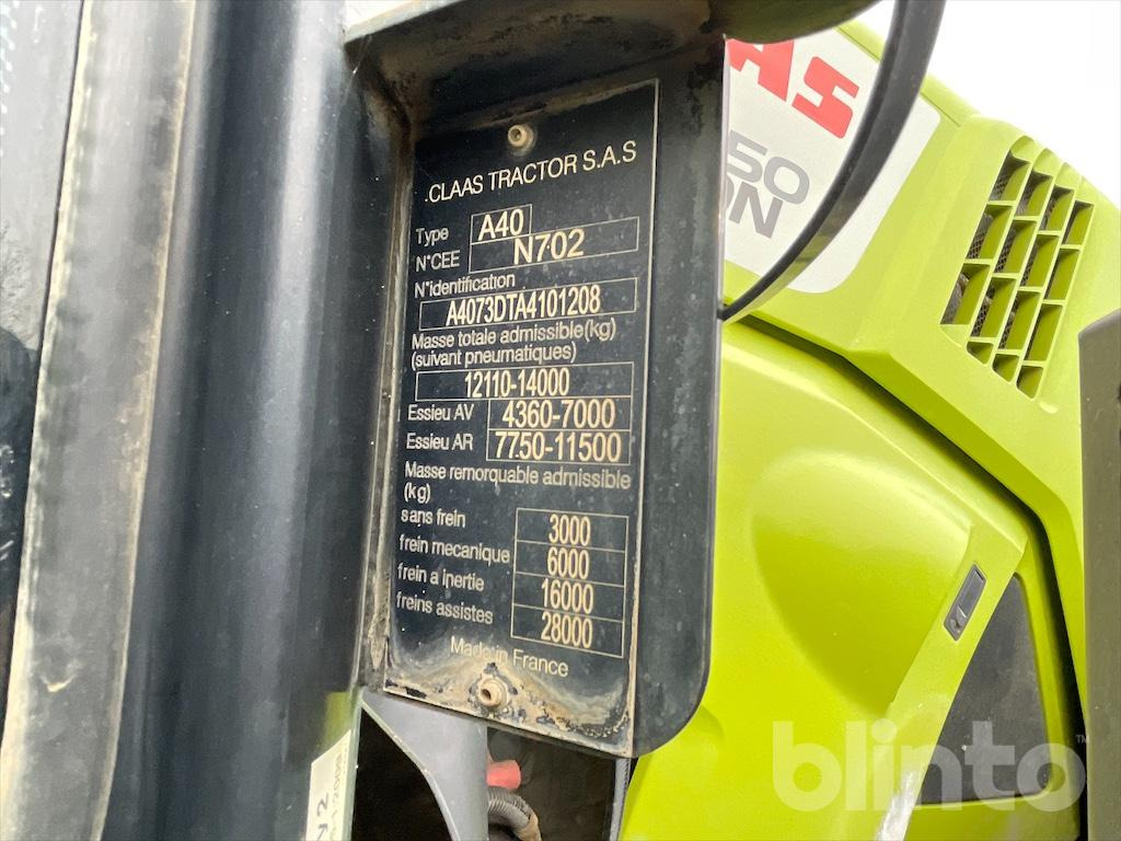 Tractor CLAAS 850 AXION (2015)