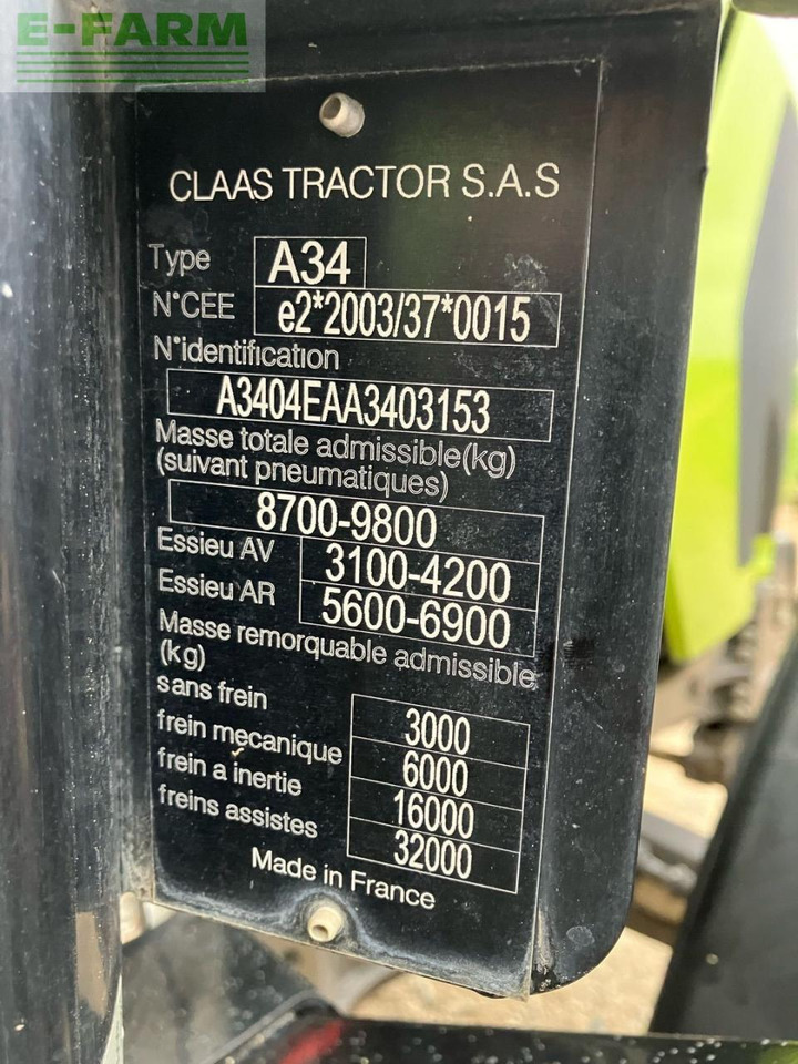 Tractor CLAAS ARION 530