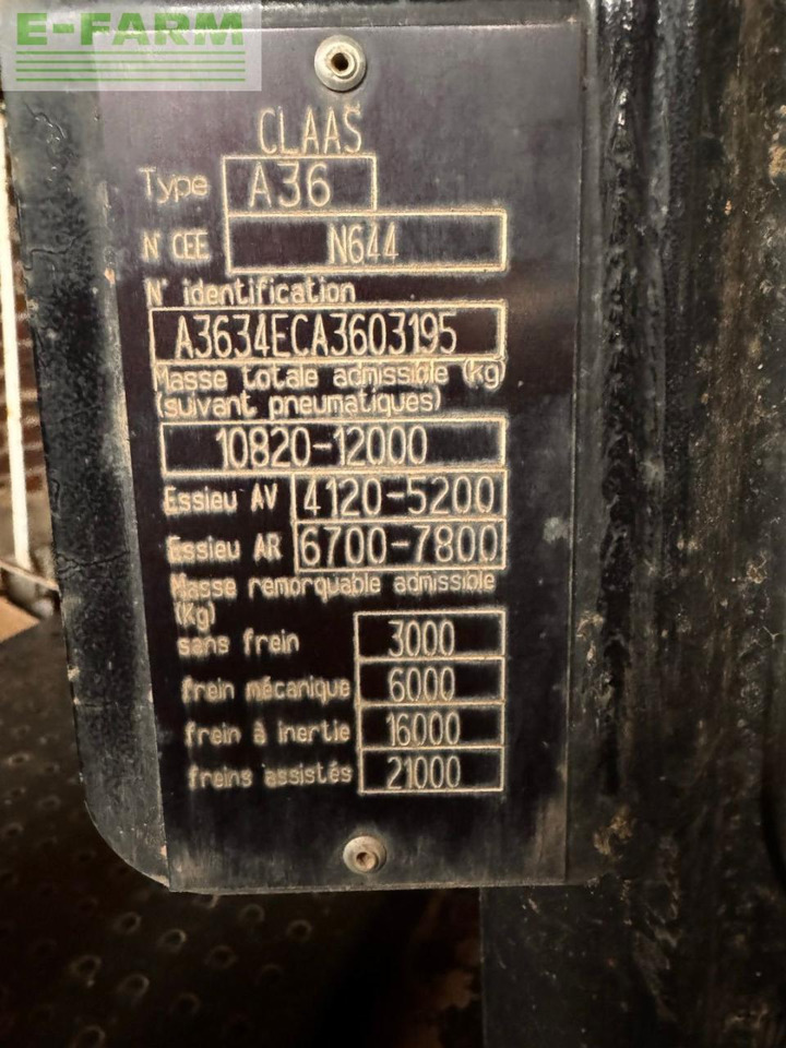 Tractor CLAAS ARION 650