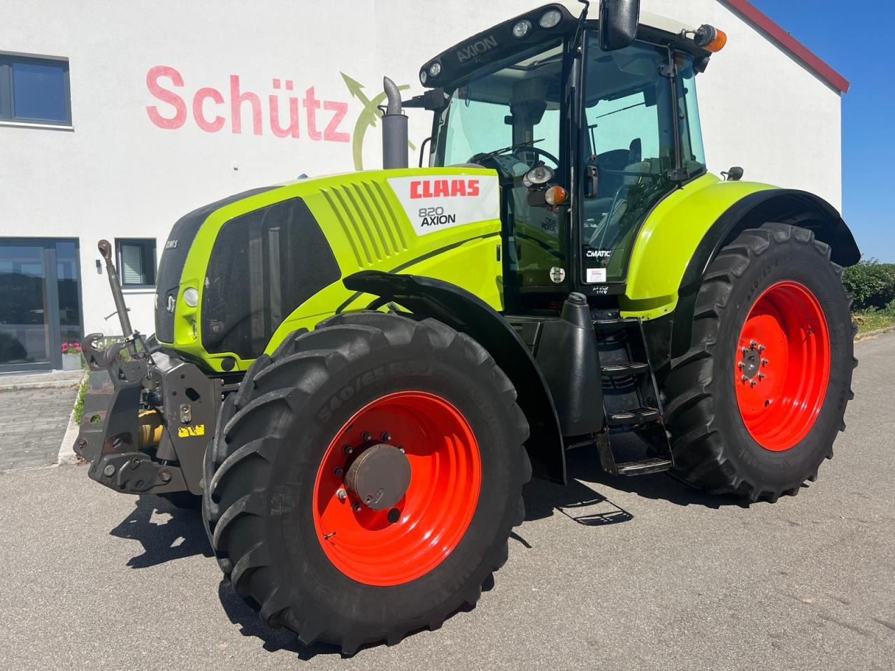 Tractor CLAAS Axion 820 CMATIC, FZW, FKH, TOP