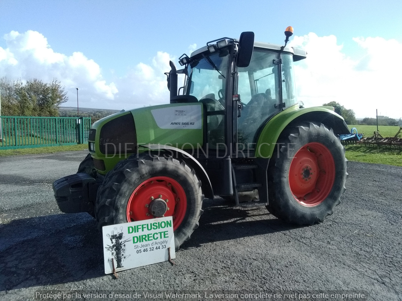 Tractor CLAAS TRACTEUR AGRICOLE ARES 566 RZ