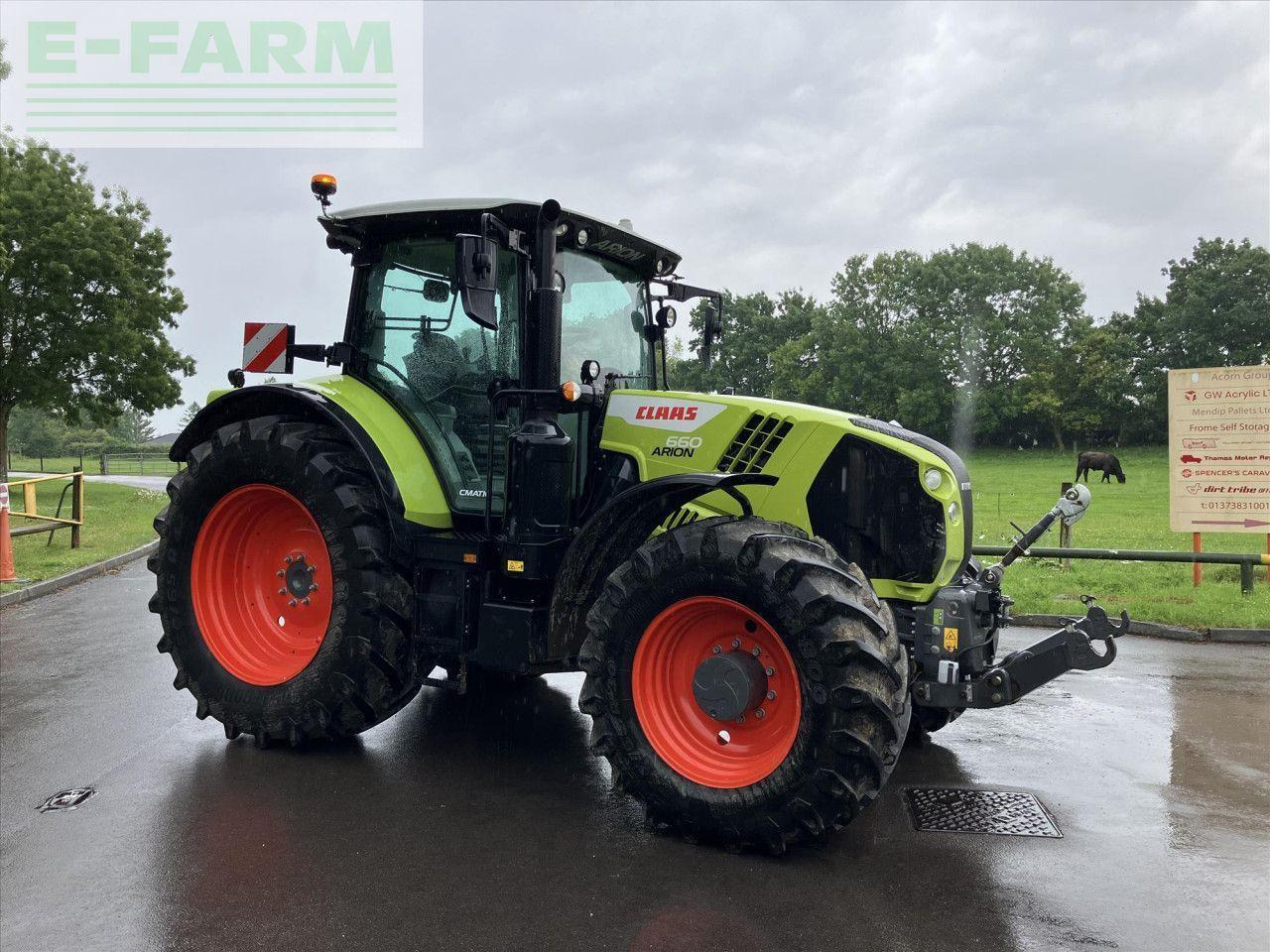 Tractor CLAAS USED 2022 ARION 660 CMATIC STAGE V CIS + CMATIC CIS+