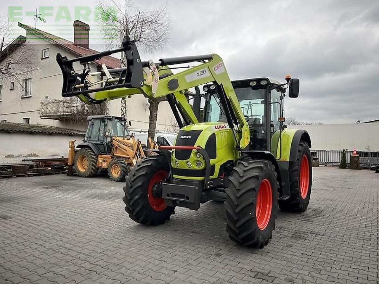 Tractor CLAAS ares 617 atz + claas fl120 ATZ