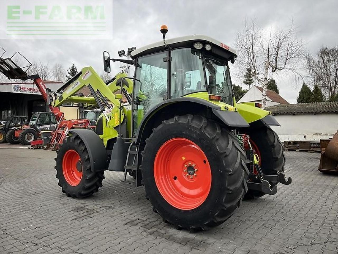 Tractor CLAAS ares 617 atz + claas fl120 ATZ