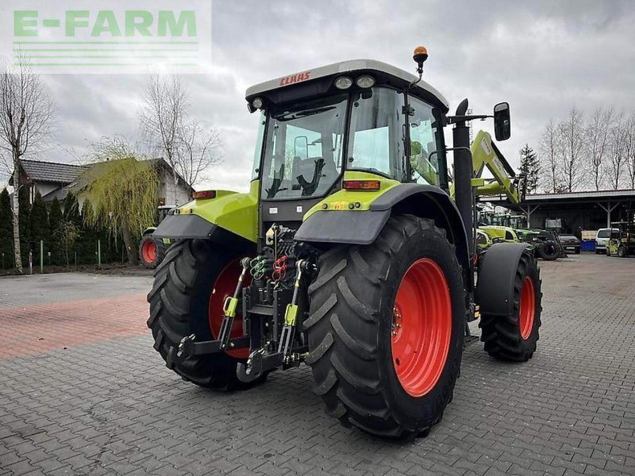 Tractor CLAAS ares 617 atz + claas fl120 ATZ