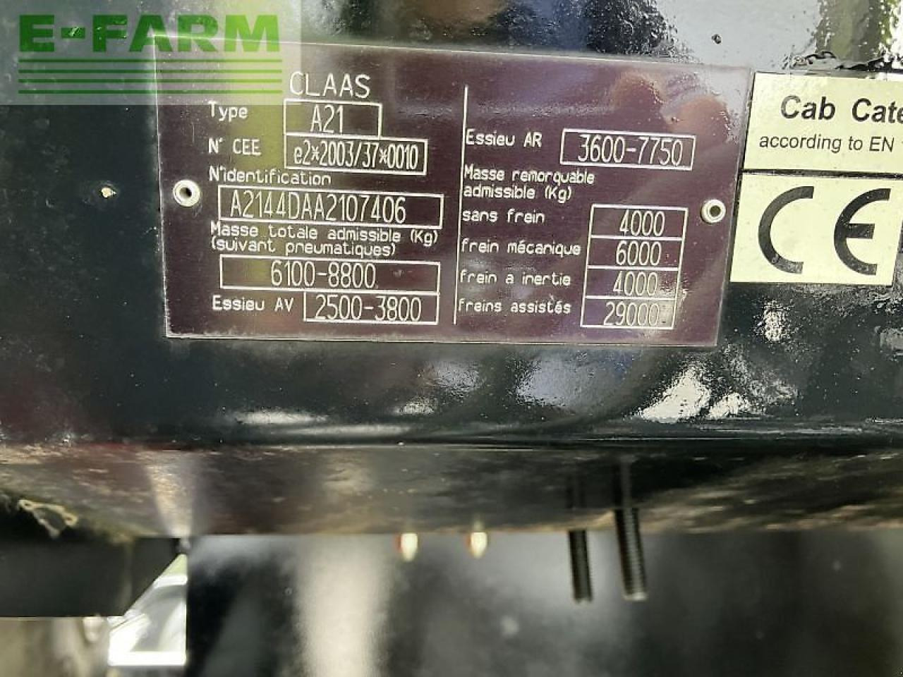 Tractor CLAAS arion 420 cis mit fl mx u10