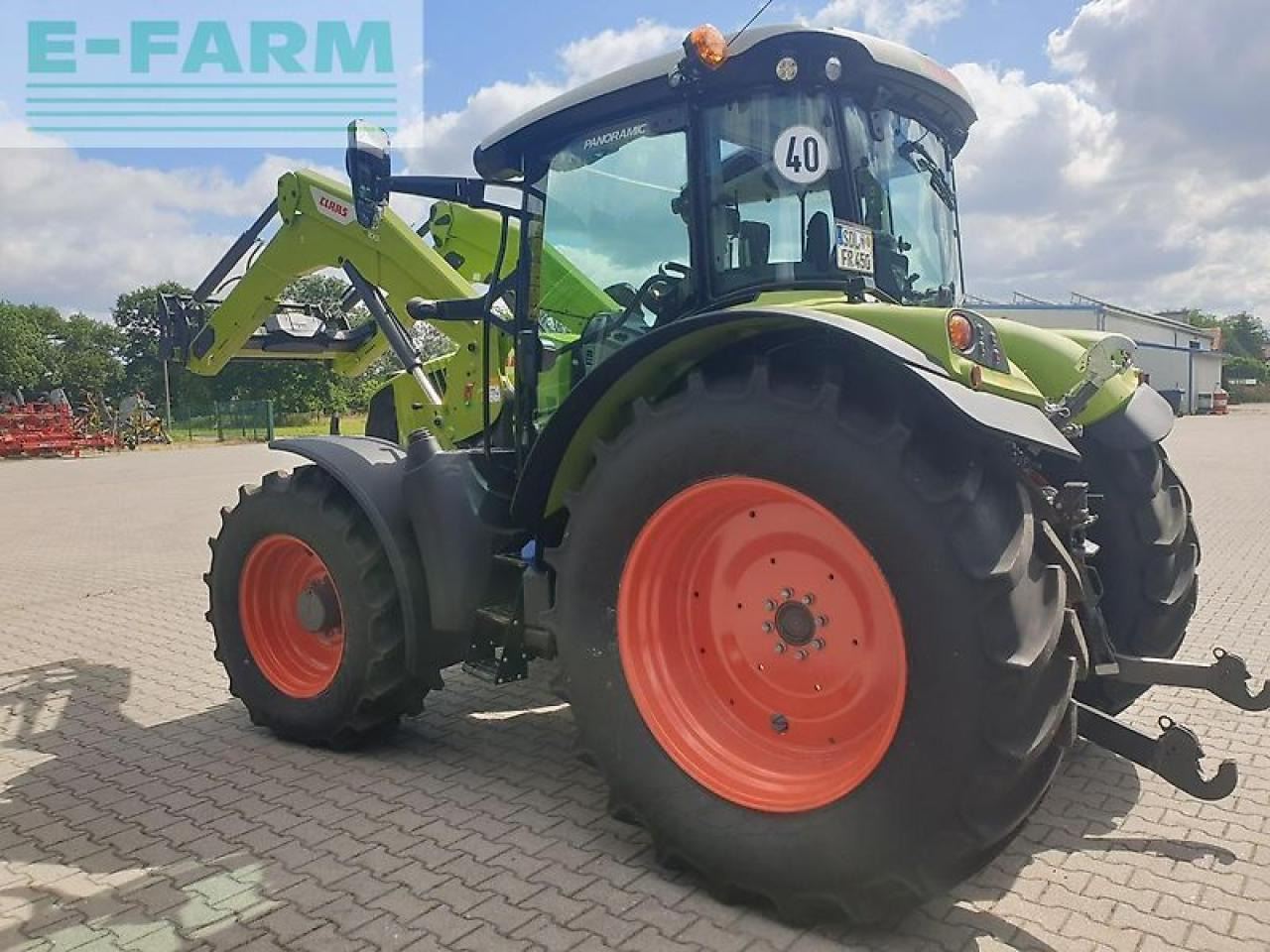 Tractor CLAAS arion 450 cis +frontlader fl 100 c CIS+