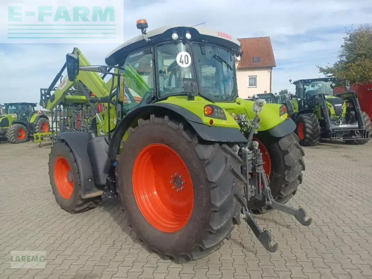 Tractor CLAAS arion 470 cis mit fl 120 c